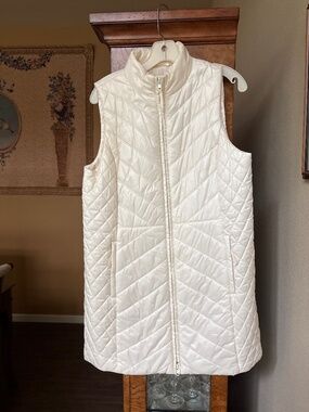 Talbots Primaloft Long Vest size Medium Worn once or twice